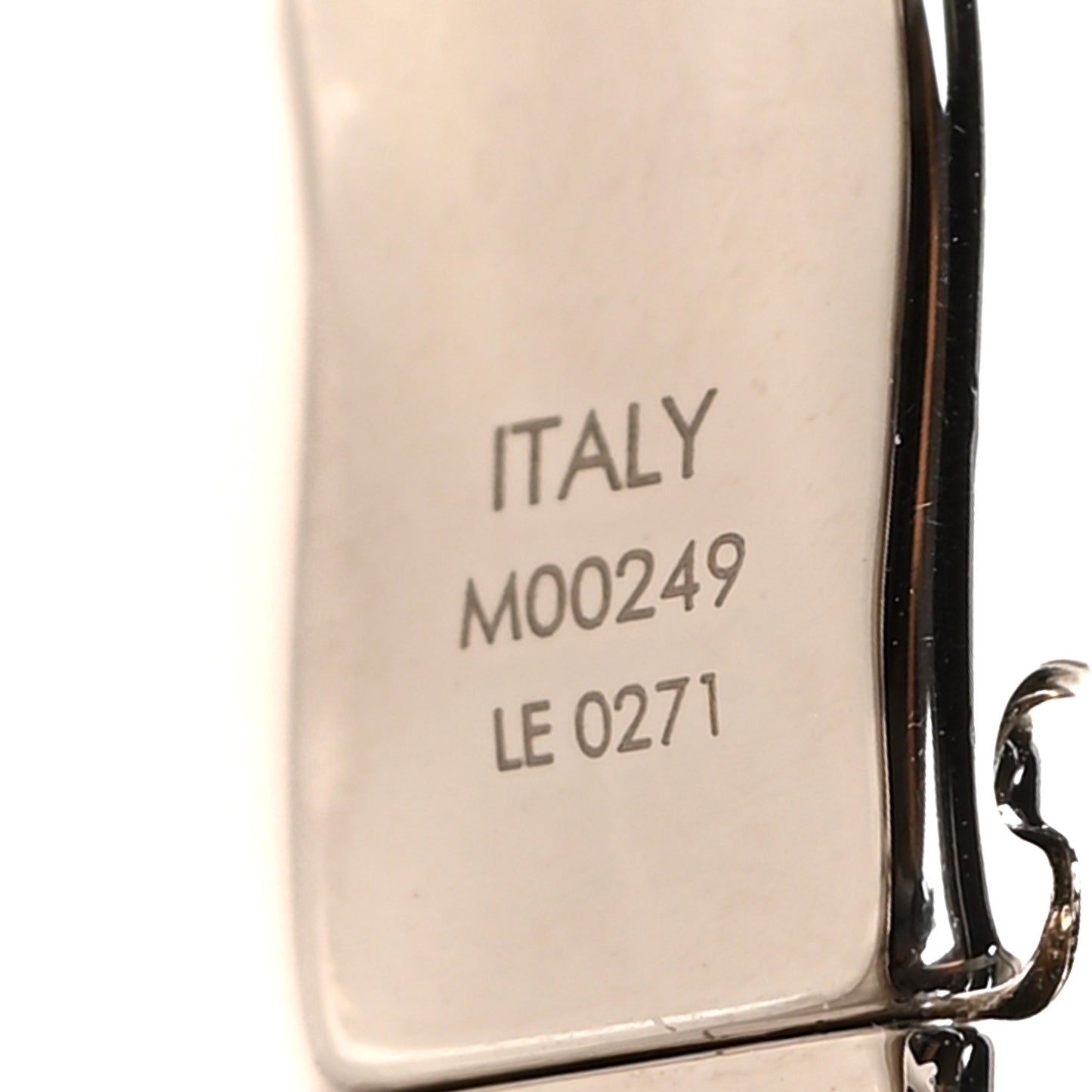 Palladium Monogram Nanogram Cuff S Silver