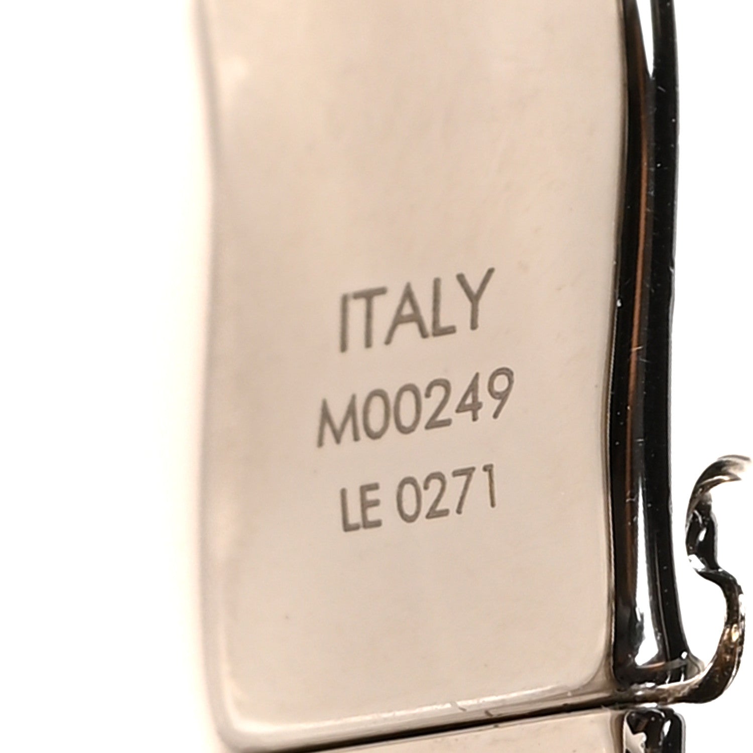 Louis Vuitton Palladium Monogram Nanogram Cuff S Silver 5 of 5