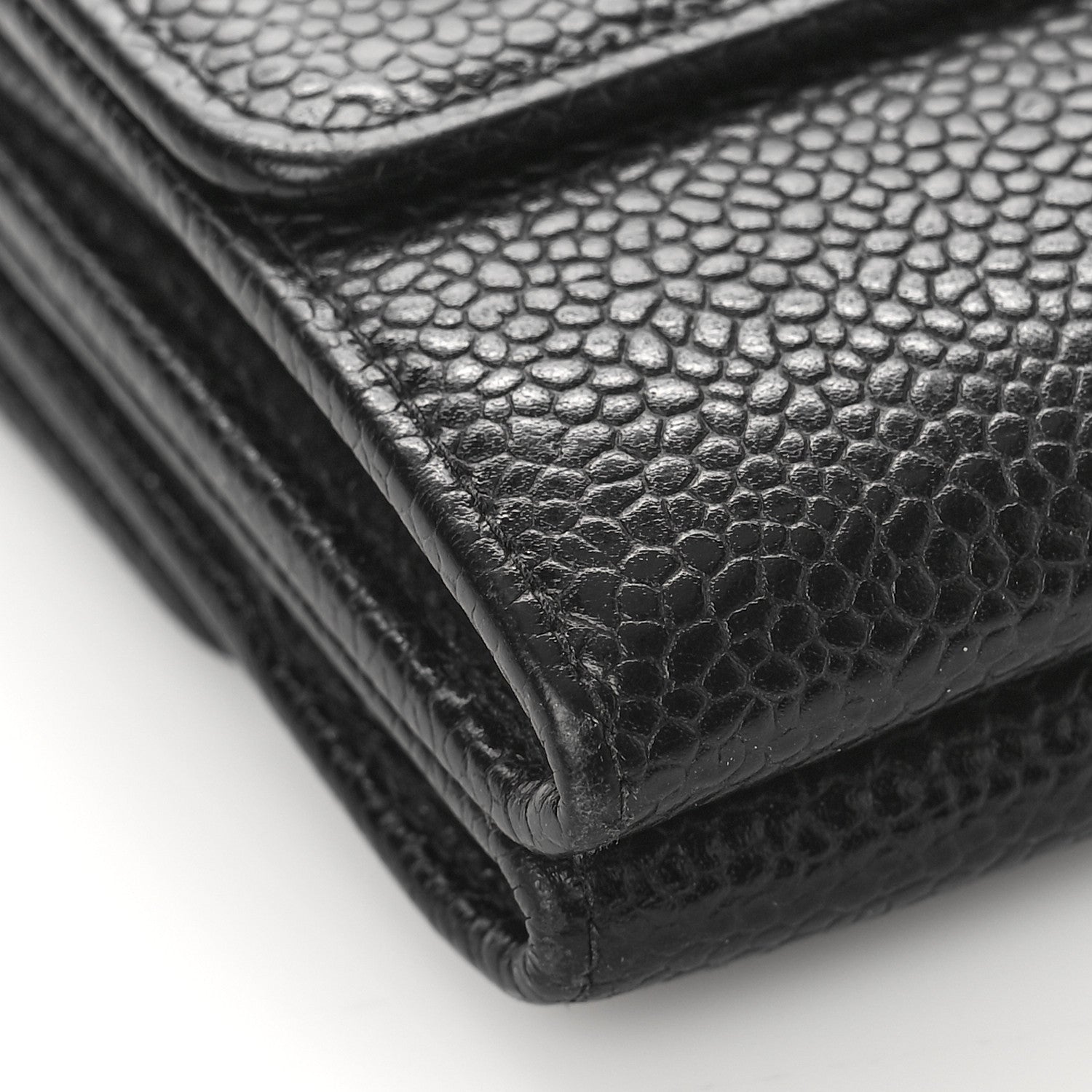 Chanel Caviar Timeless CC Compact Flap Wallet Black 8 of 14