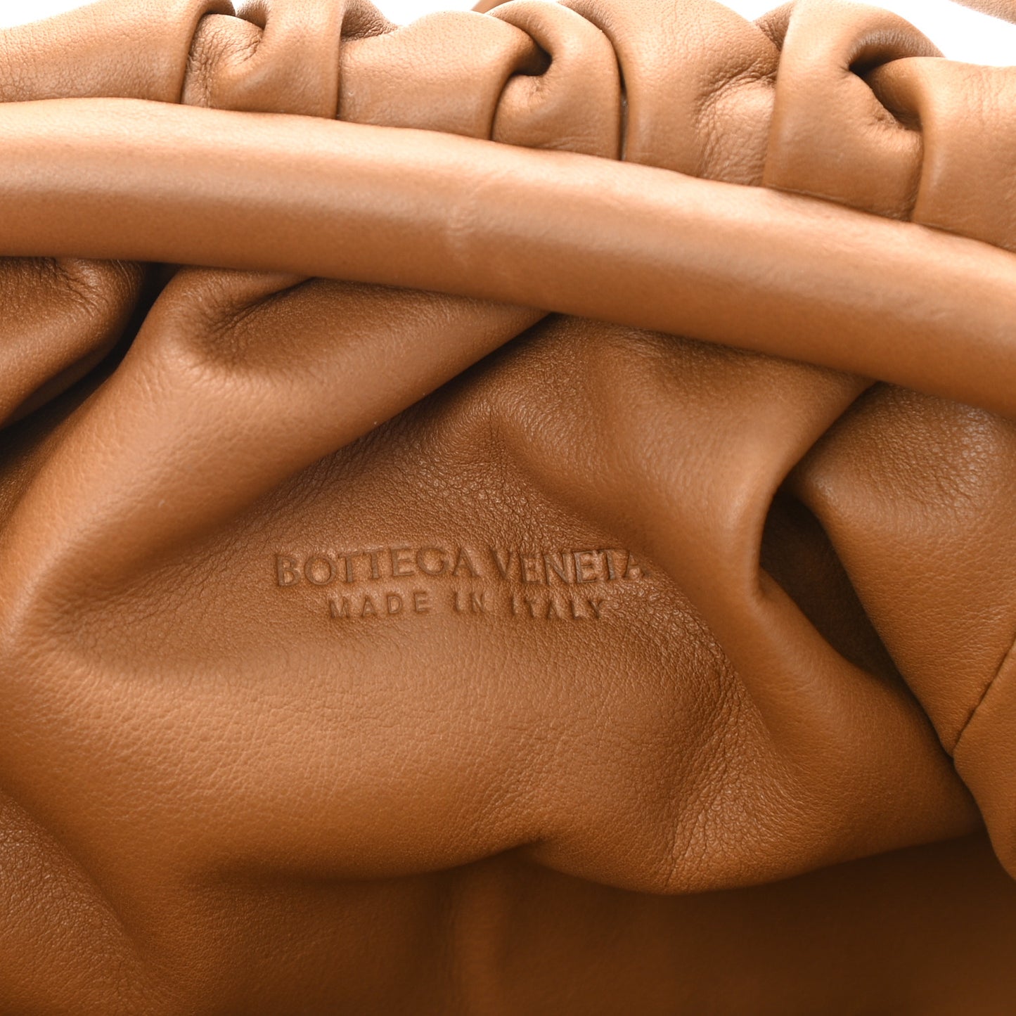 Butter Calfskin The Mini Pouch Cammello
