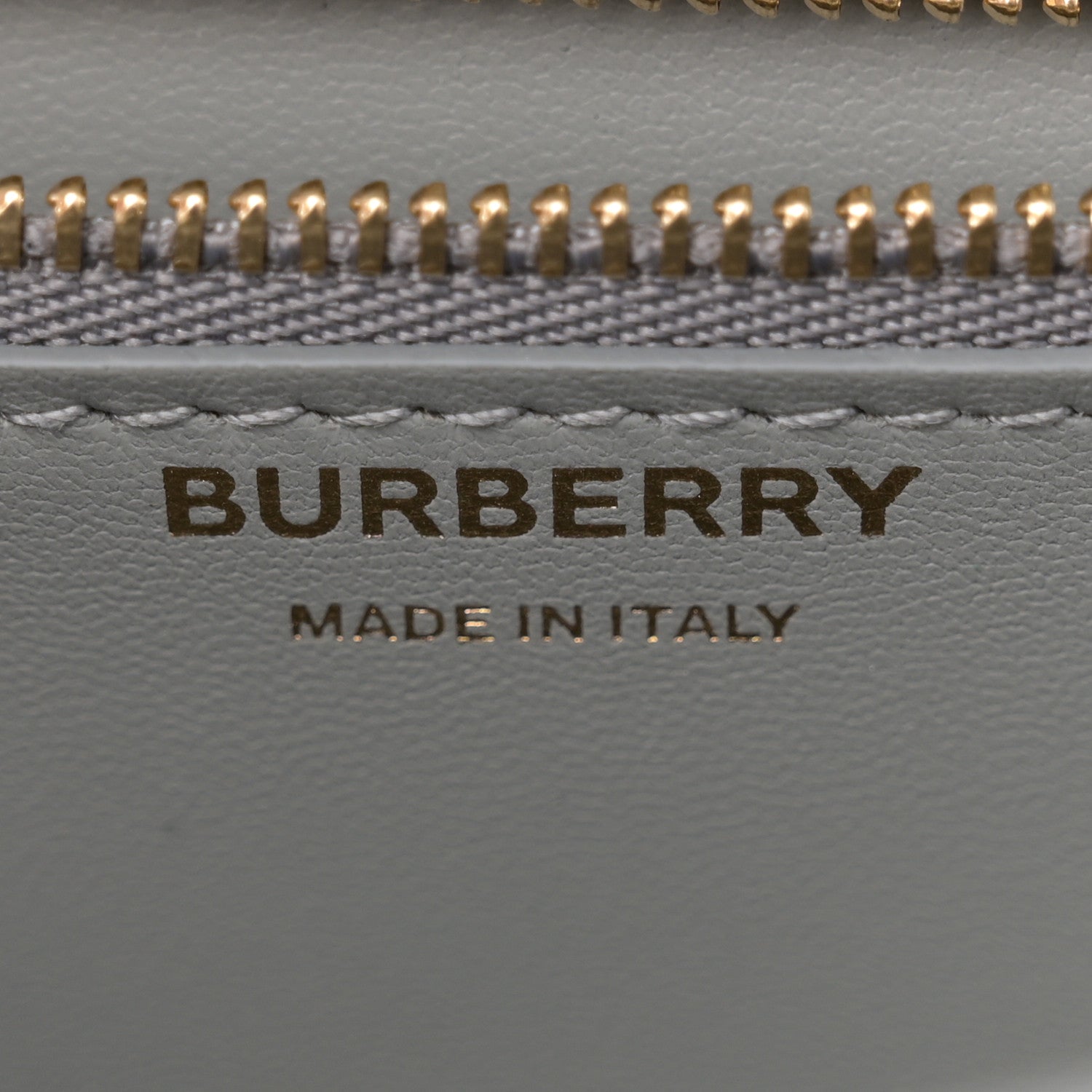 Burberry Crocodile Embossed Small TB Bag Cloud Grey 6 of 10