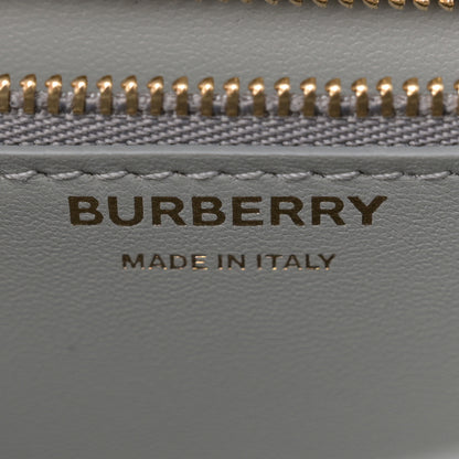 Burberry Crocodile Embossed Small TB Bag Cloud Grey 6 of 10