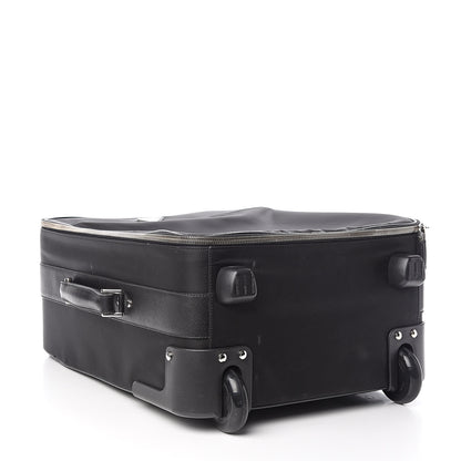Prada Tessuto Nylon Saffiano Trolley Luggage Black 6 of 11