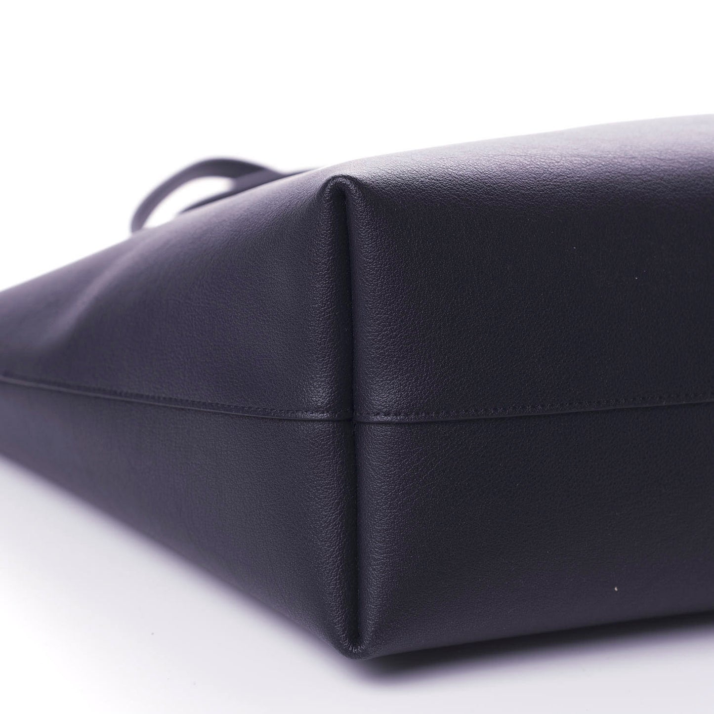 Calfskin Large Shopping Tote Deep Marine