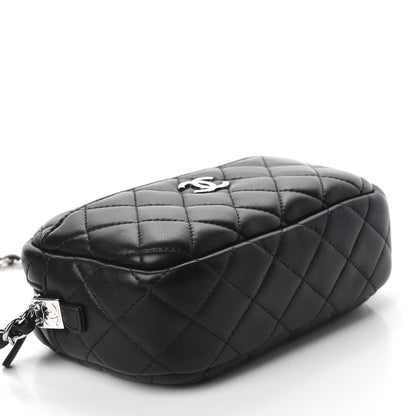 Chanel Lambskin Quilted Small Timeless Camera Case Black 4 of 11