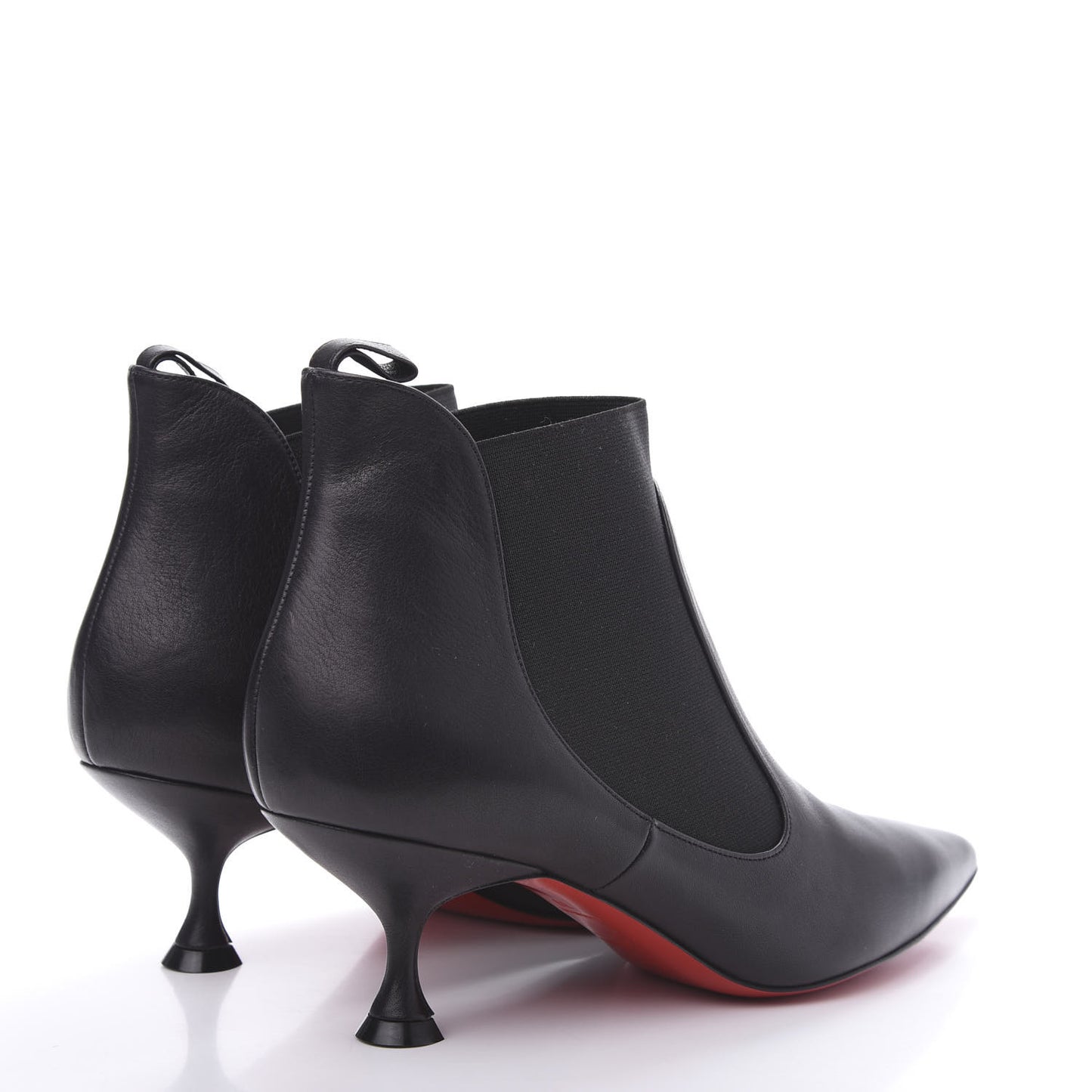 Calfskin Carnavague 55 Ankle Boots 39 Black