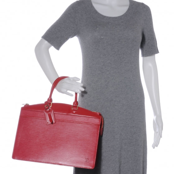 Epi Riviera Beauty Case Red