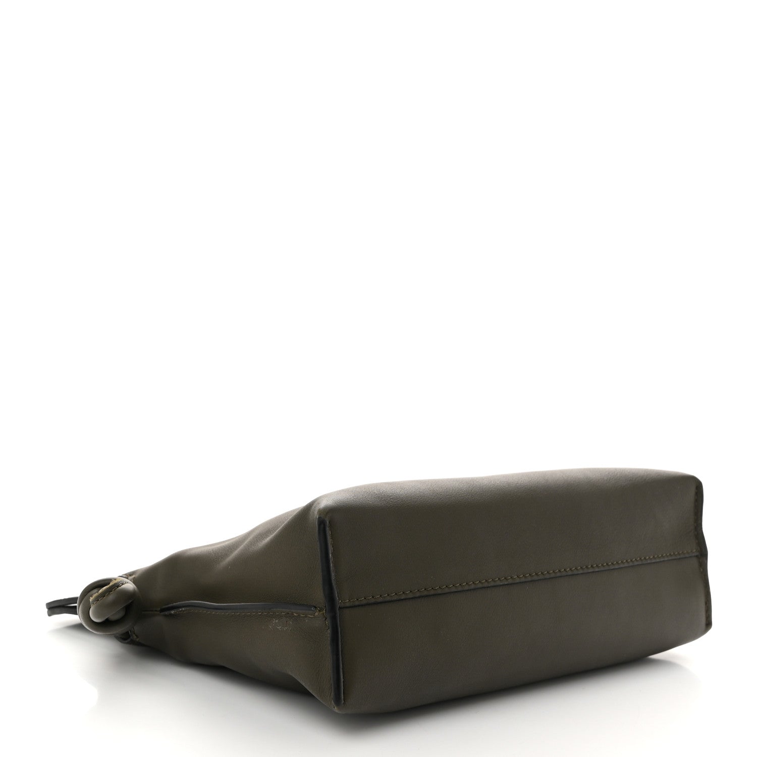 Loewe Calfskin Mini Flamenco Knot Clutch Vintage Khaki 4 of 11