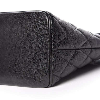 Chanel Caviar Quilted Medallion Tote Black 12 of 13