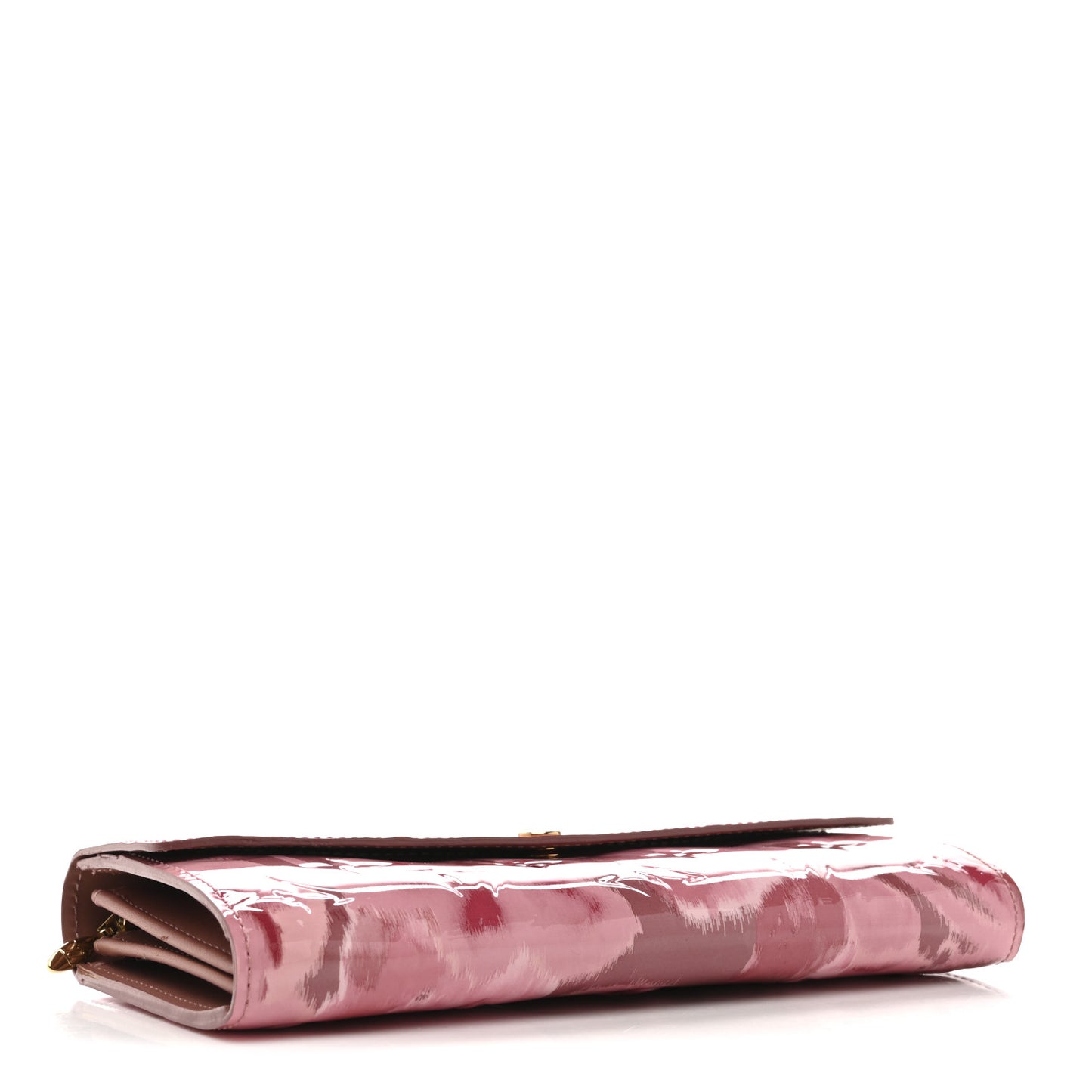 Vernis Ikat Sarah Wallet Rose Velours