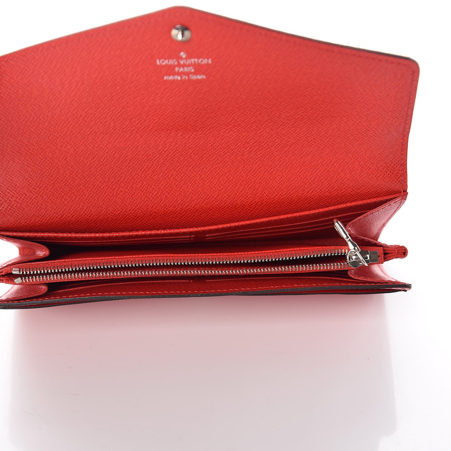 Epi Sarah Wallet NM Coquelicot
