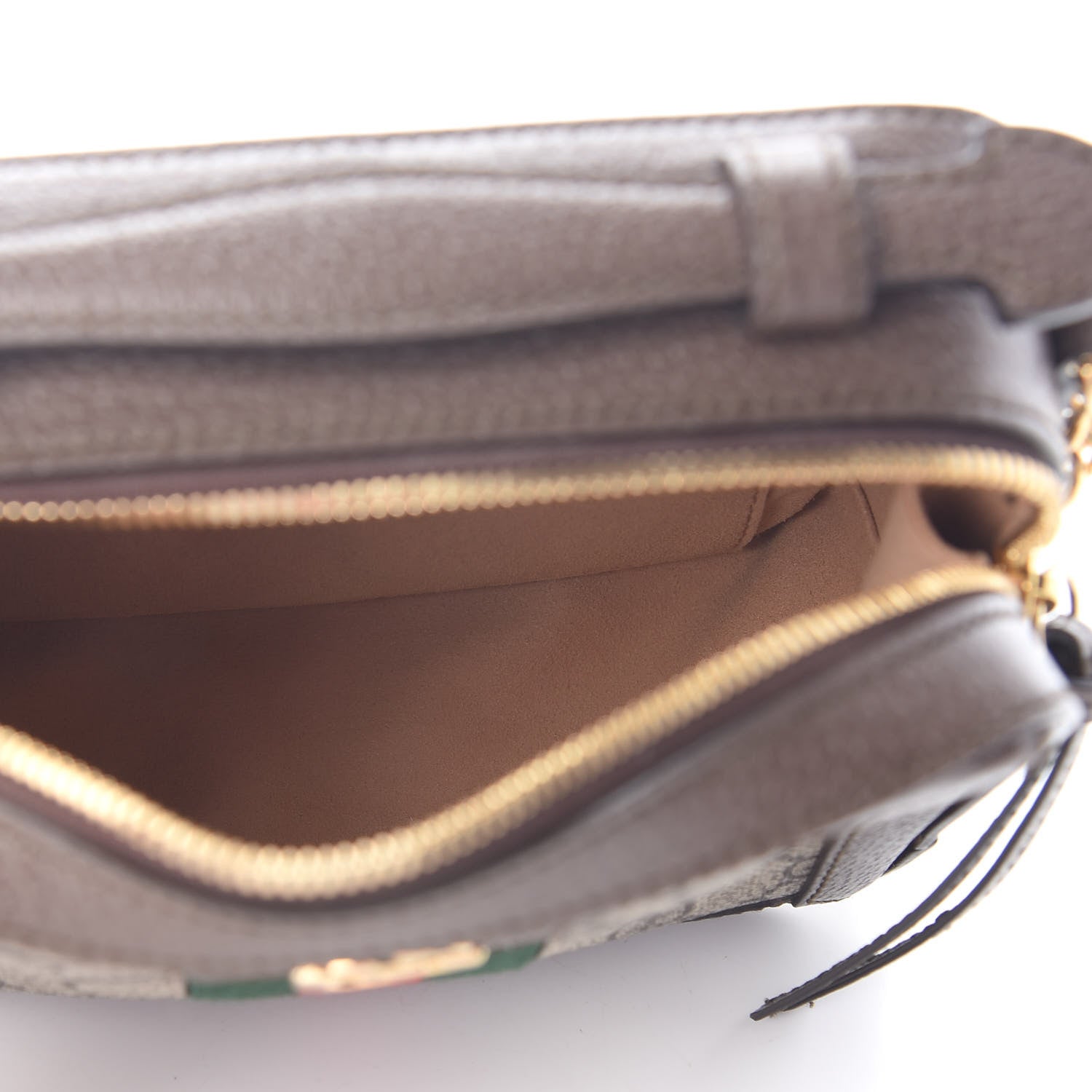 Gucci GG Supreme Monogram Mini Ophidia Top Handle Shoulder Bag Brown 4 of 8