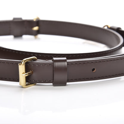 Louis Vuitton Calfskin Adjustable Speedy Bandouliere Shoulder Strap Brown 3 of 5