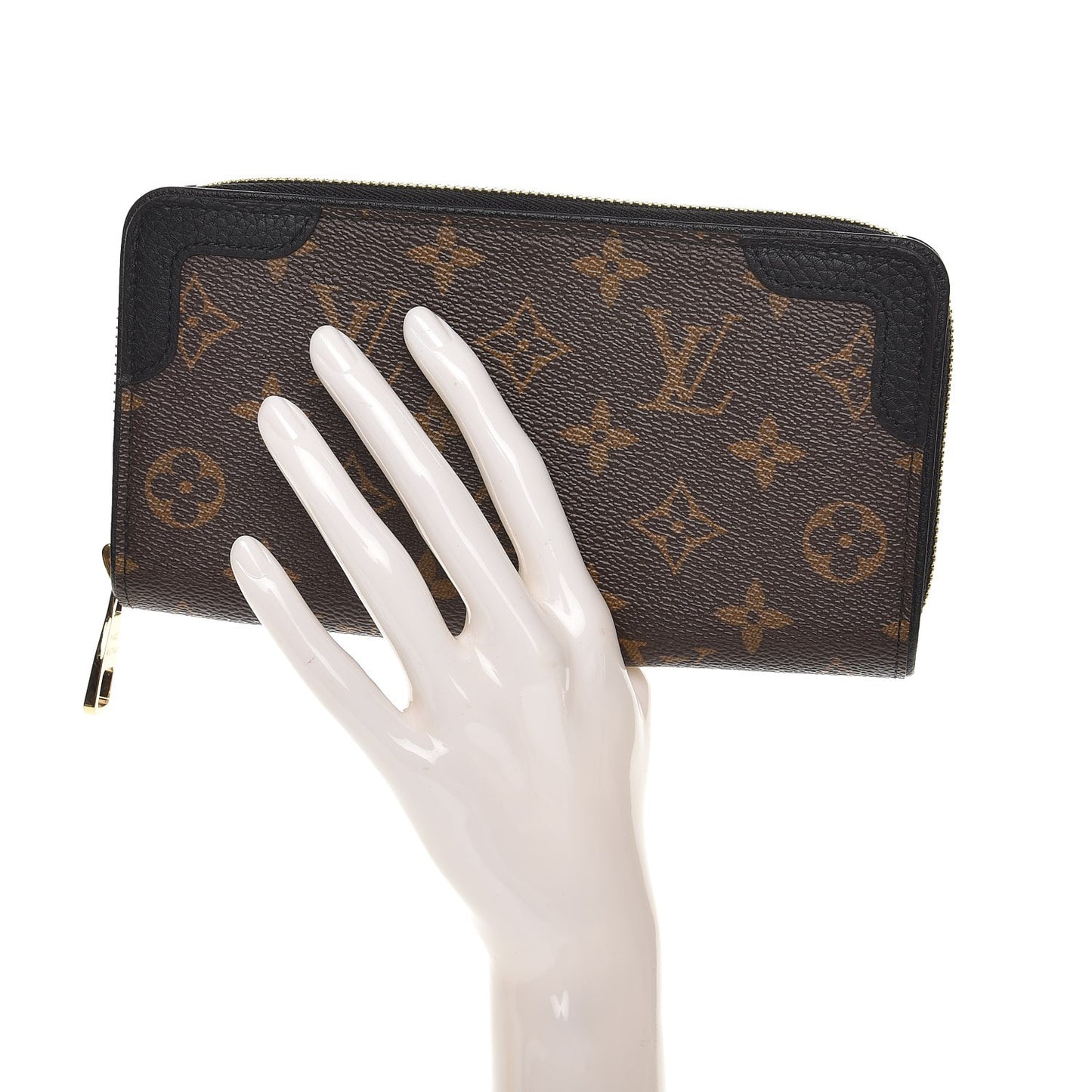 Monogram Zippy Retiro Wallet Black
