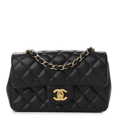 Chanel Caviar Quilted Mini Rectangular Flap Black 1 of 13