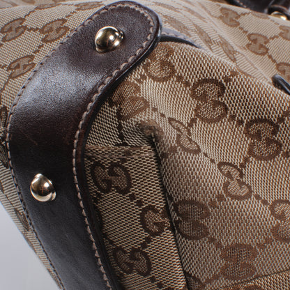 Gucci Monogram Medium Pelham Tote Ebony 11 of 12
