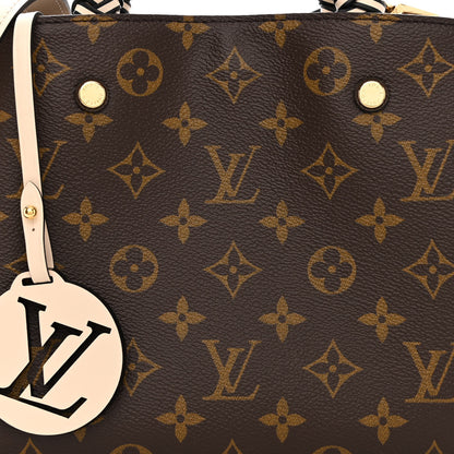 Louis Vuitton Monogram Braided Montaigne BB Creme Beige 9 of 11