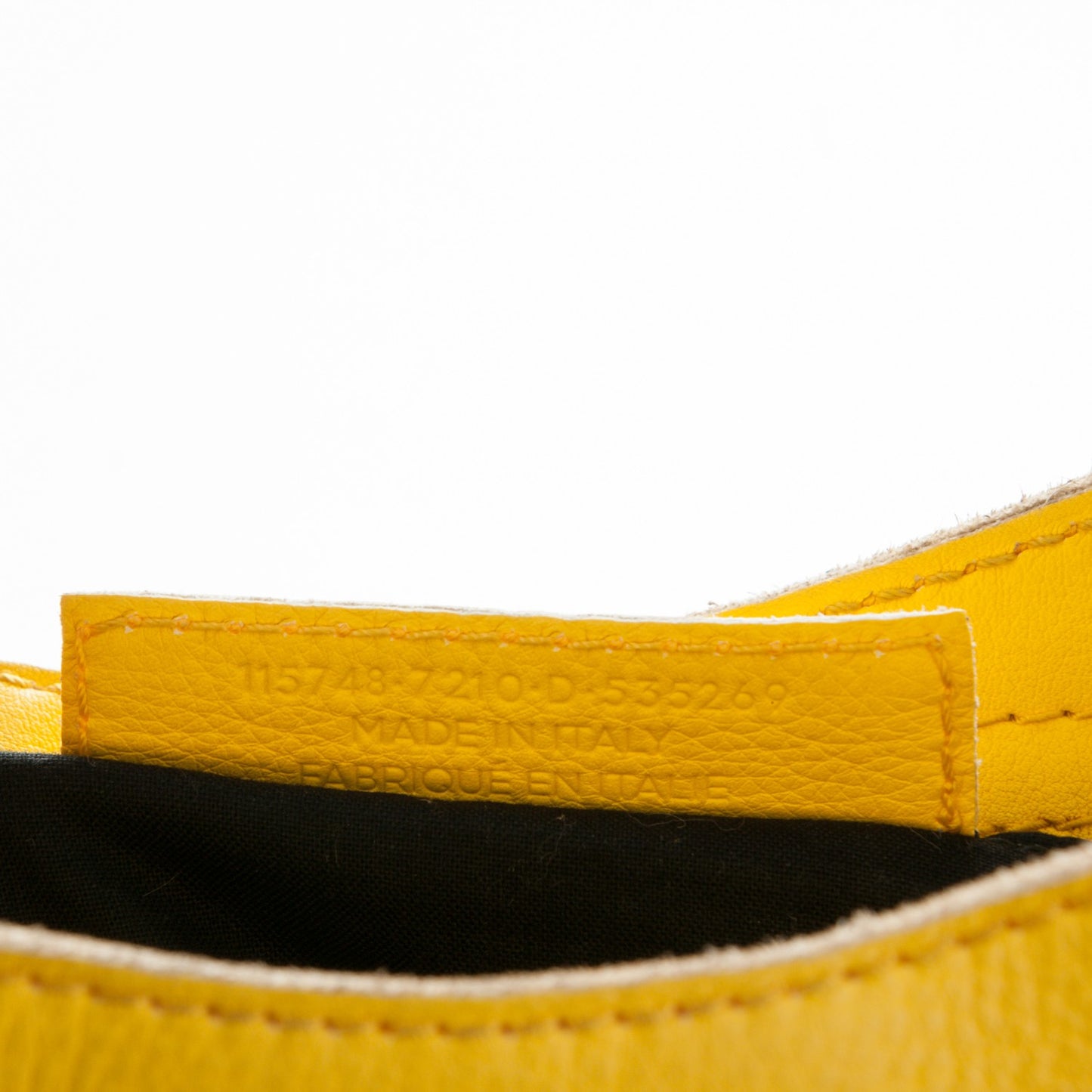 Supple Grained Calfskin Classic Silver Hardware Highlight City Jaune Soleil