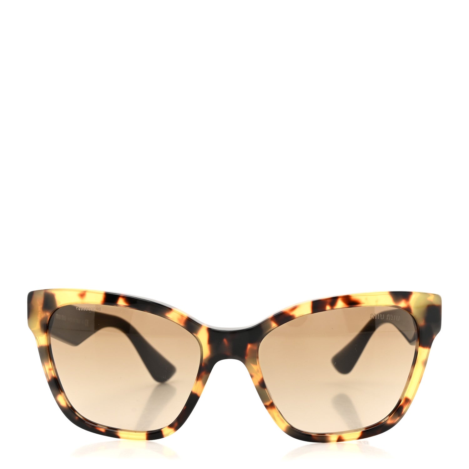 Miu Miu Acetate Crystal Cat Eye SMU07R Sunglasses Tortoise 2 of 7