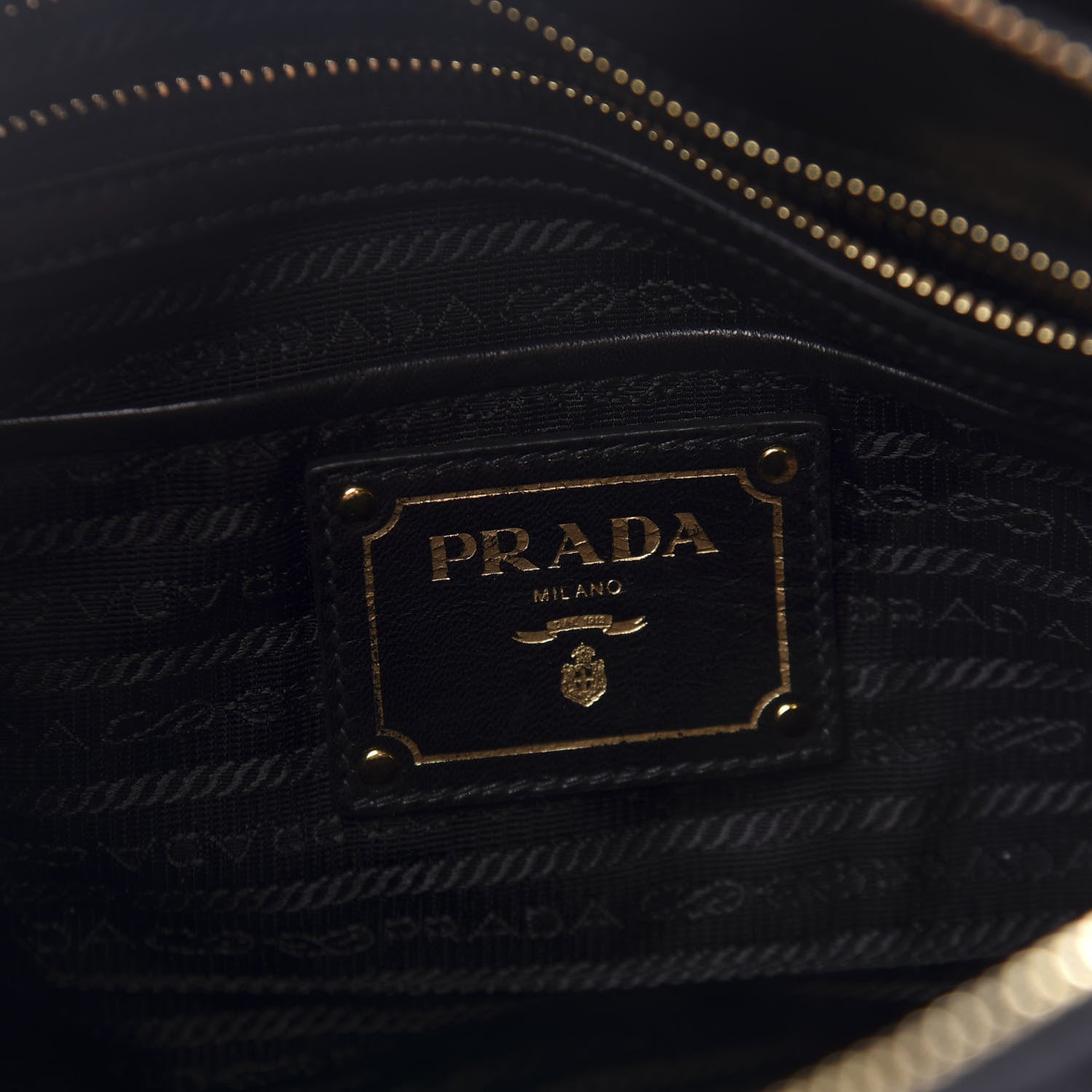 Prada Tessuto Nylon Gaufre Tote Black 8 of 10