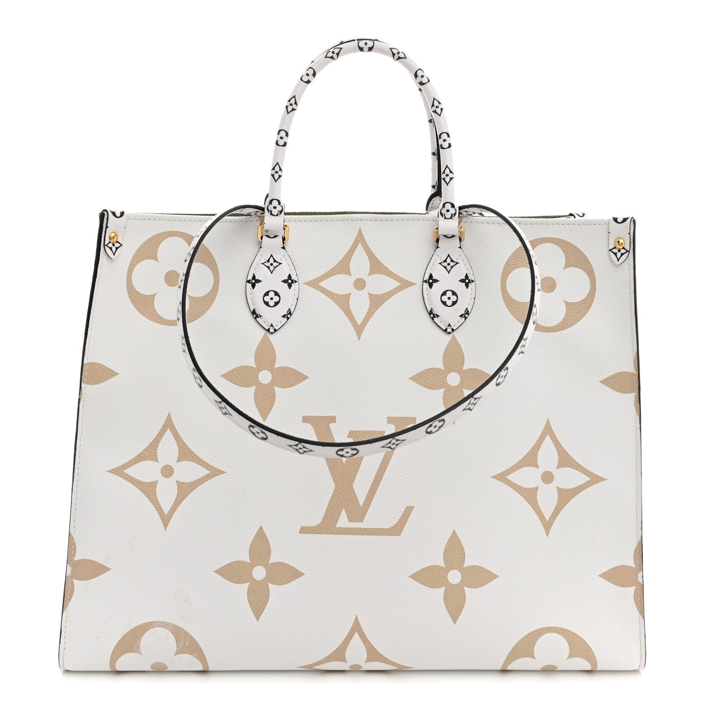 Monogram Giant Onthego GM Kaki Beige