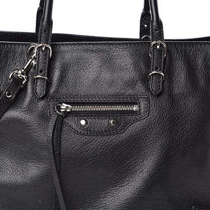 Balenciaga Veau Papier A6 Zip Around Tote Black 10 of 10
