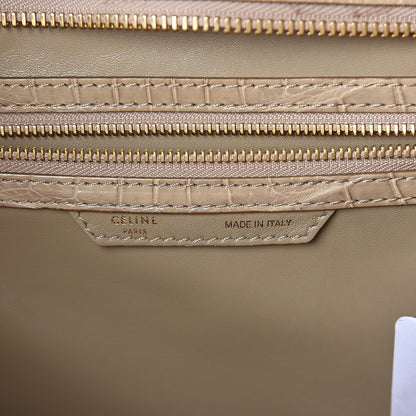 Celine Crocodile Mini Luggage Beige 6 of 9