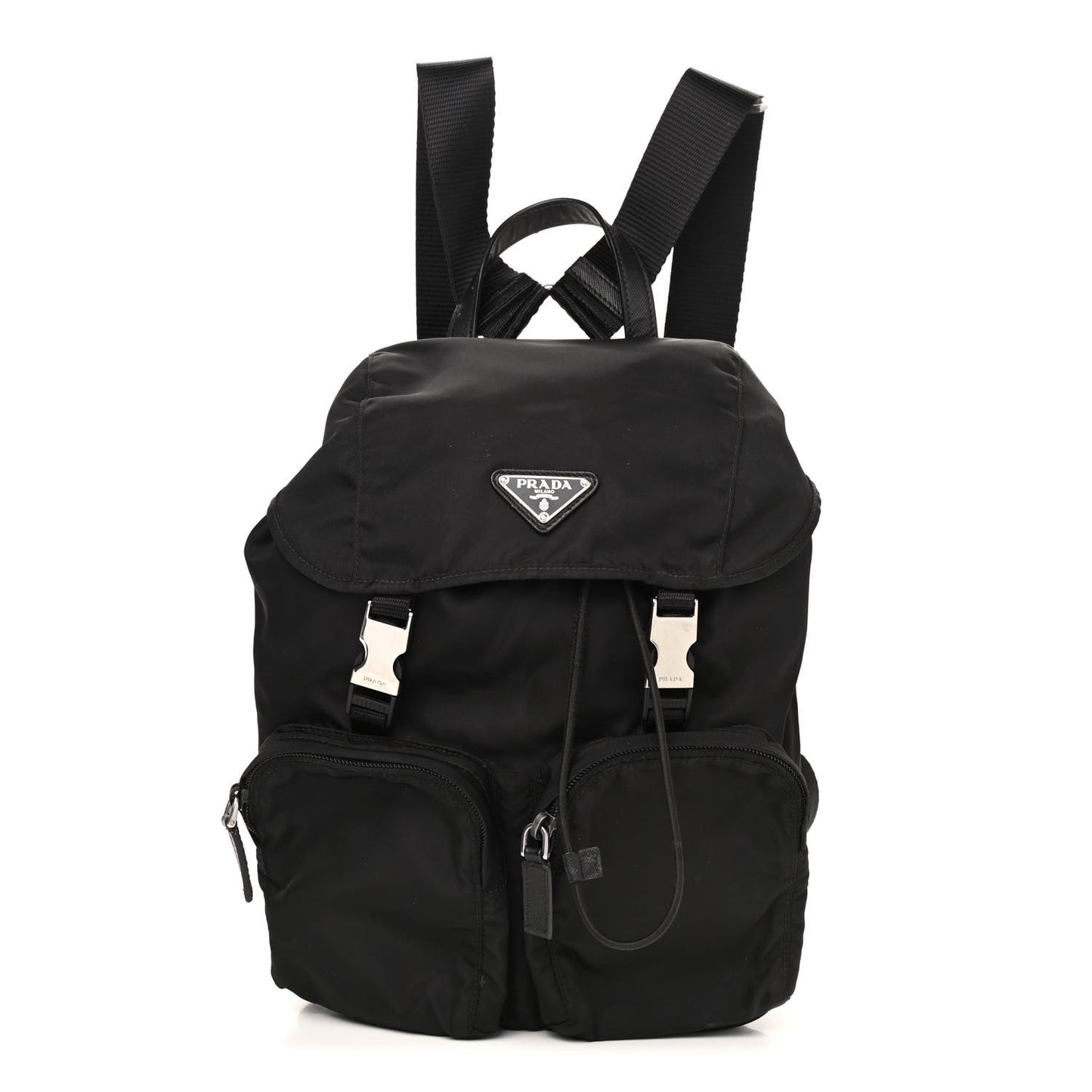 Tessuto Nylon Vela Small Backpack Black