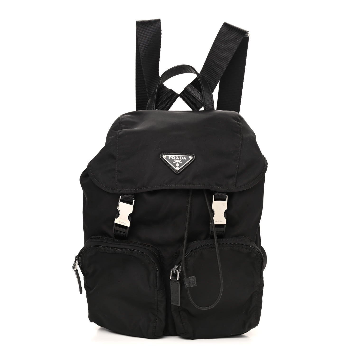 Prada Tessuto Nylon Vela Small Backpack Black 1 of 11