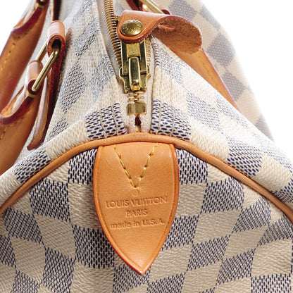 Louis Vuitton Damier Azur Speedy 30 6 of 7