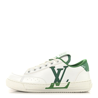 Louis Vuitton Calfskin Charlie Sneaker 36 White Green 1 of 9
