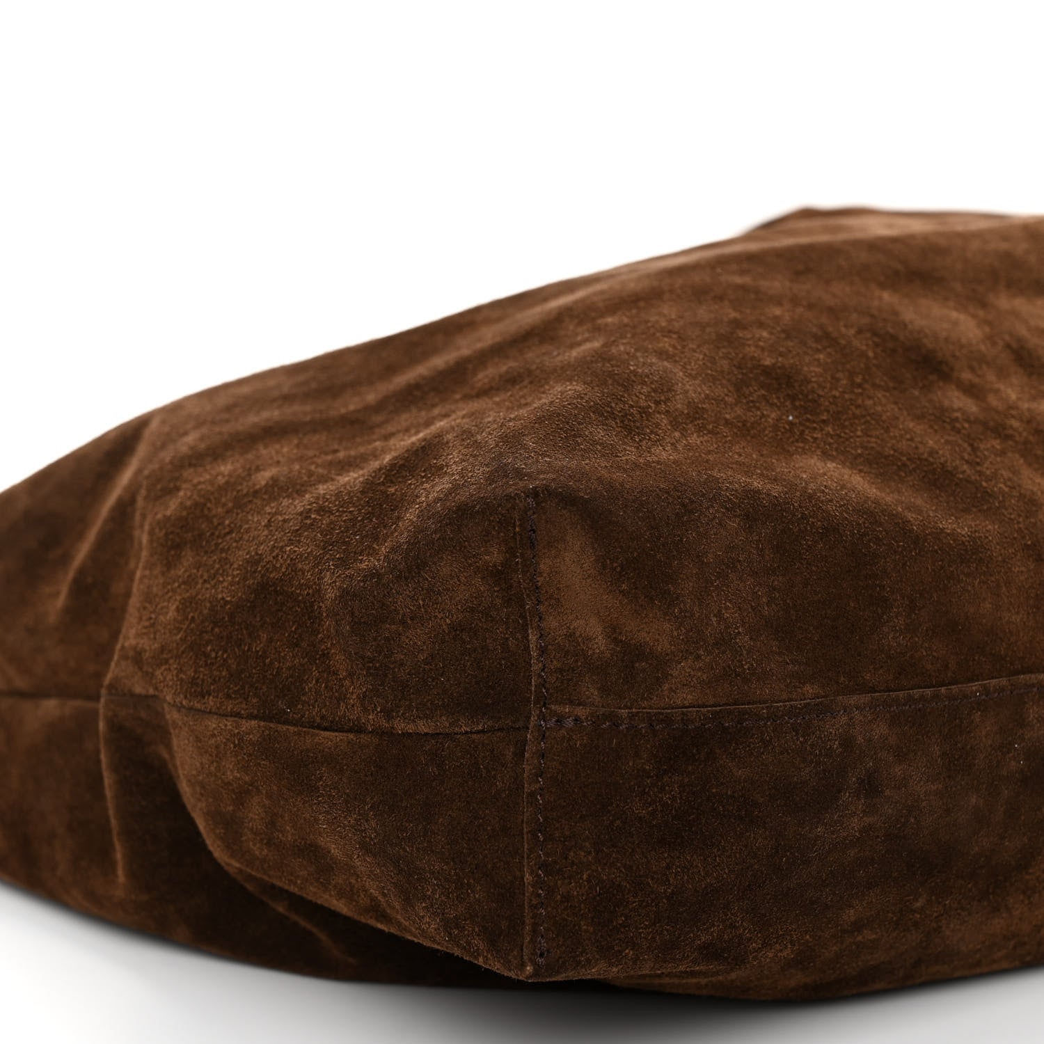 The Row Suede Bindle Bag Espresso 7 of 8