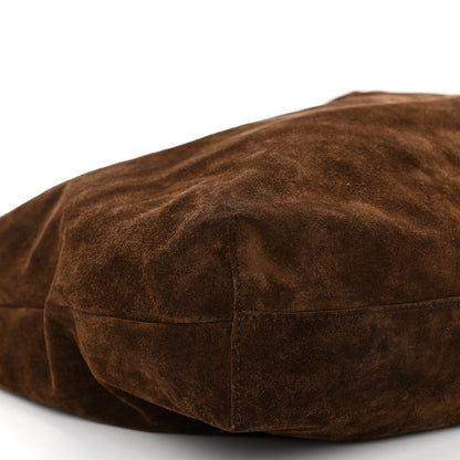 The Row Suede Bindle Bag Espresso 7 of 8