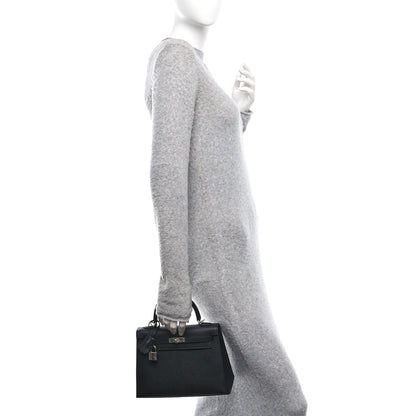 Hermes Epsom Kelly Sellier 25 Black 2 of 13