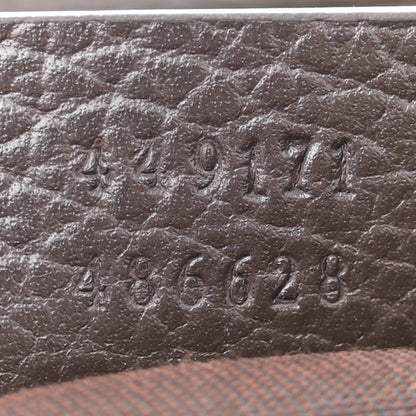 Gucci Monogram Large Flap Messenger Bag Beige Dark Brown 7 of 10