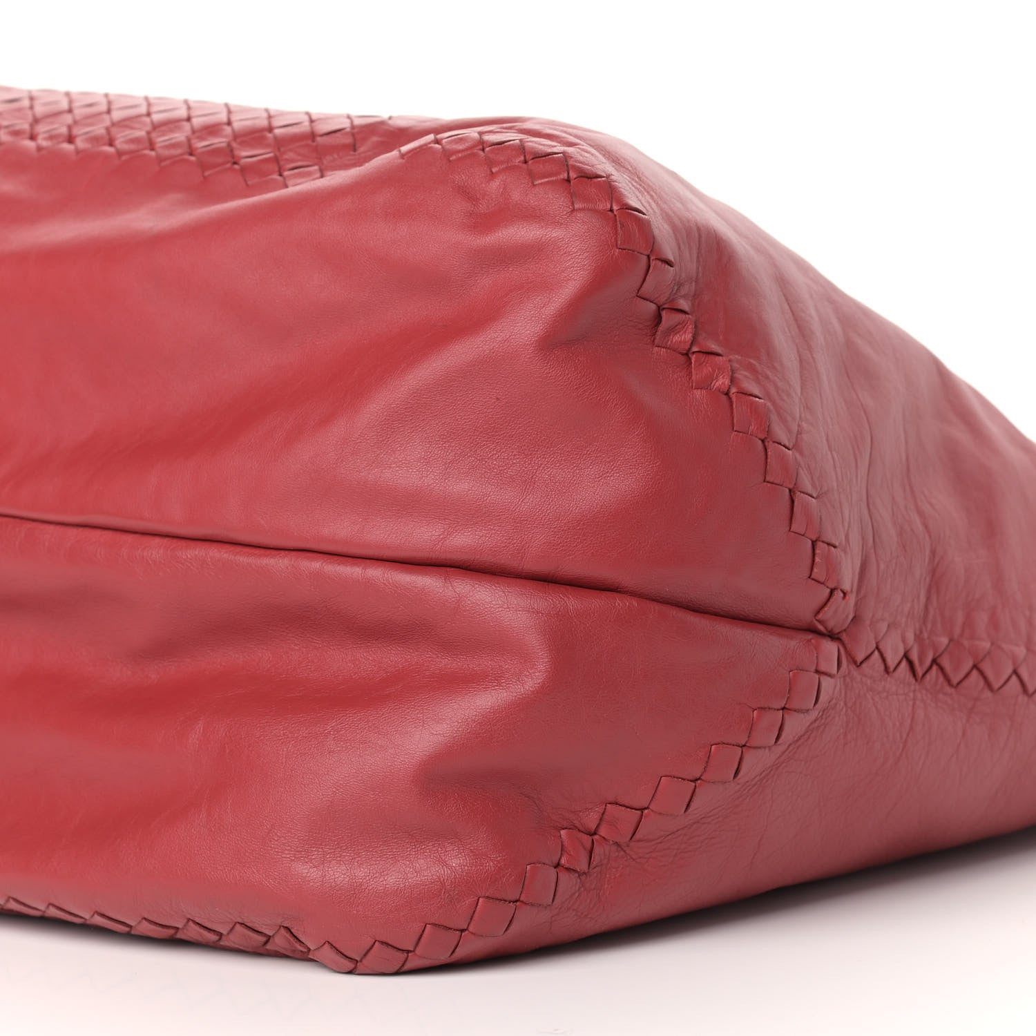 Bottega Veneta Intrecciato Tote Red 9 of 10