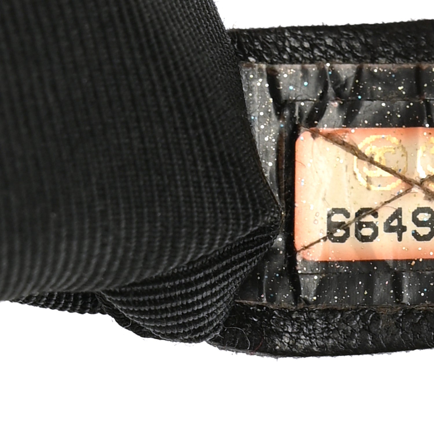 Chanel Caviar Diamond Embossed Shoulder Bag Black 6 of 9