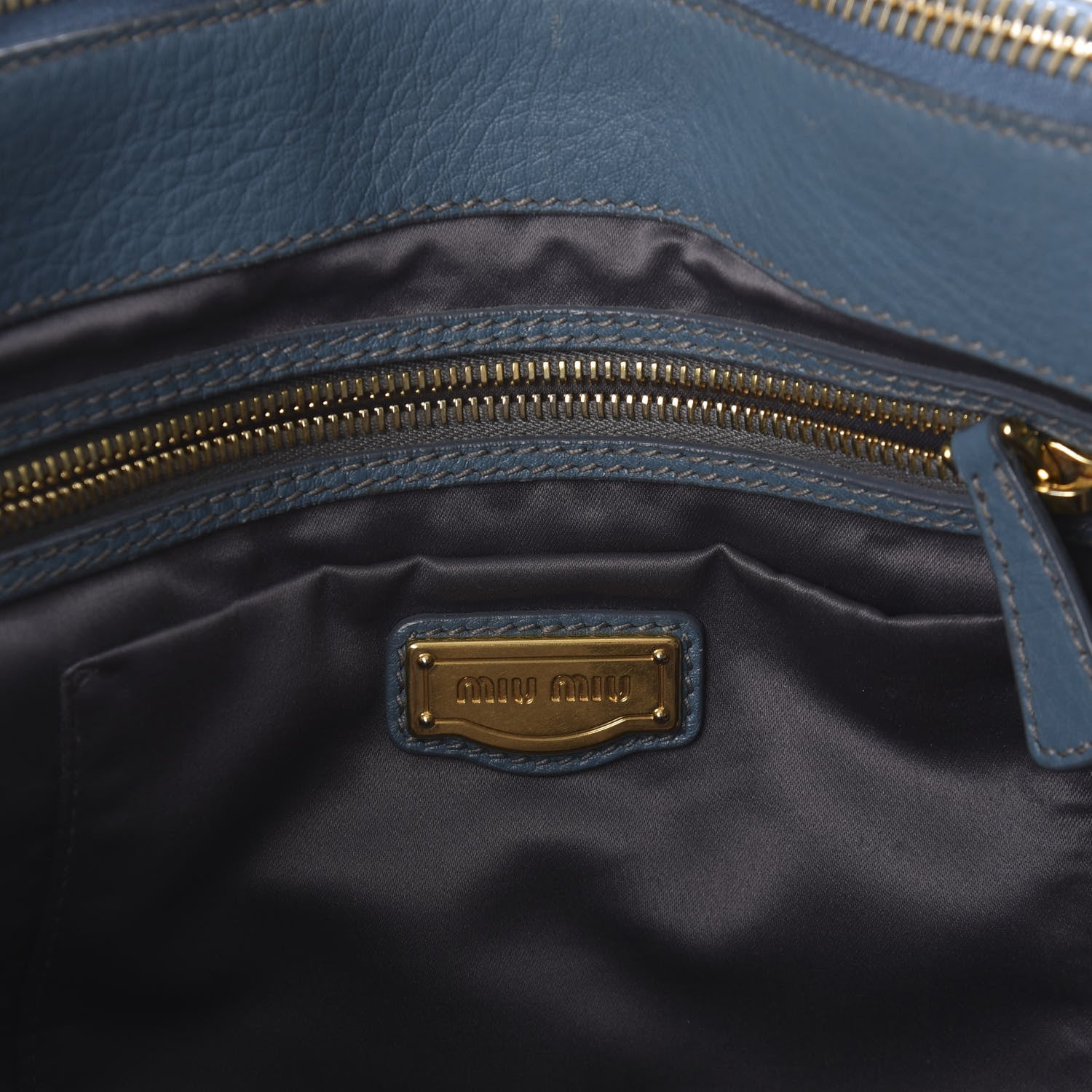 Miu Miu Vitello Daino Tote 6 of 15