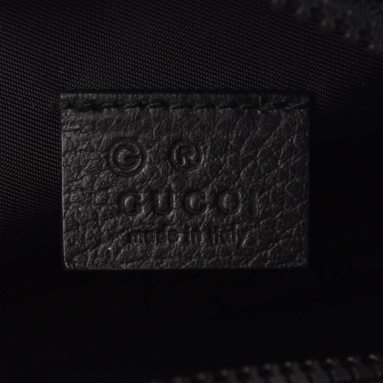 Gucci Nylon Monogram Small Dolmias Pouch Black 7 of 10