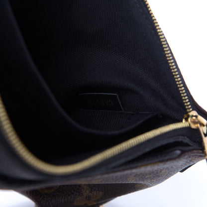 Louis Vuitton Monogram Pallas Clutch Black 9 of 10