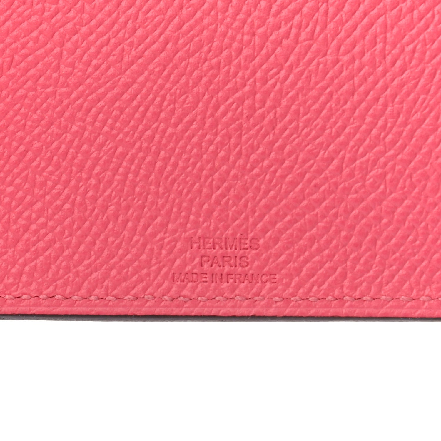 Hermes Epsom Tarmac PM Passport Holder Rose Azalee 6 of 7