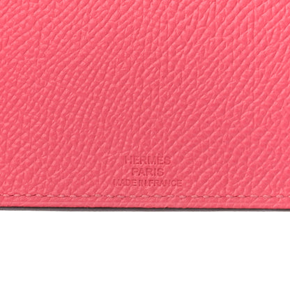 Hermes Epsom Tarmac PM Passport Holder Rose Azalee 6 of 7