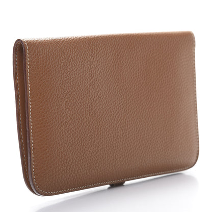 Hermes Togo Dogon Duo Wallet Gold 4 of 11