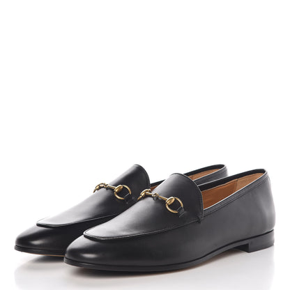 Gucci Calfskin Horsebit Mens Jordaan Loafers 12 Black 3 of 9