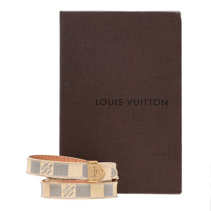 Louis Vuitton Damier Azur Box It Bracelet 17 6 of 6