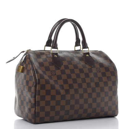 Louis Vuitton Damier Ebene Speedy 30 3 of 14