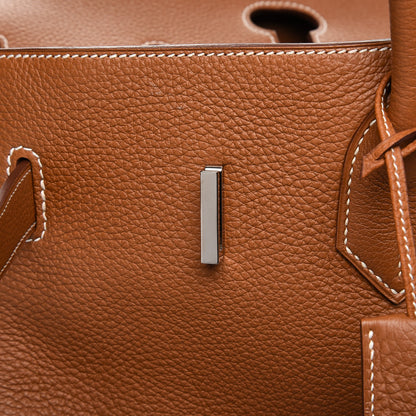 Hermes Togo JPG Shoulder Birkin II 42 Gold 28 of 35