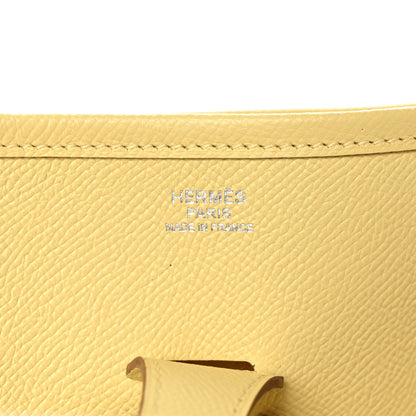 Hermes Epsom Evelyne III PM Jaune Poussin 6 of 8
