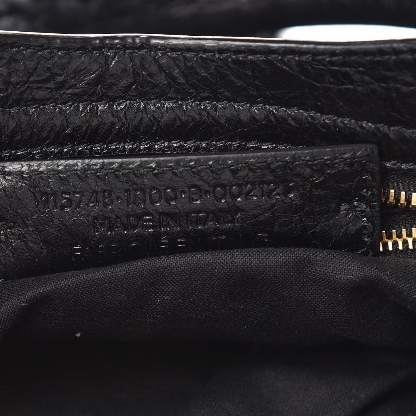 Agneau Classic Gold Hardware City Black