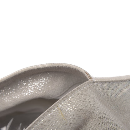 Christian Dior Metallic Canvas Soft Babe Shopping Tote Grey 9 of 17